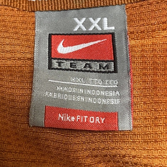 Nike XXL Authentic Texas Longhorns Team Coaches Polo Shirt Hook Em Dri Fit -Mens - Picture 14 of 14